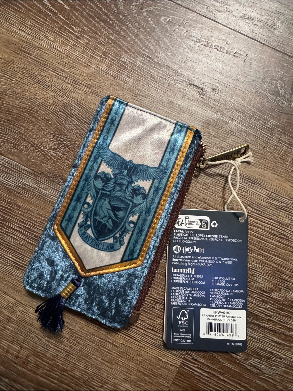 Lounge fly Harry Potter Wallet and mini backpack pouch - Picture 2 of 5
